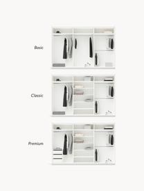 Modularer Schwebetürenschrank Leon, 300 cm Breite, mehrere Varianten, Korpus: Spanplatte, melaminbeschi, Weiss, Basic Interior, B 300 x H 200 cm