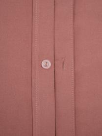 Pościel z flaneli Erica, Blady różowy, 240 x 220 cm + 2 poduszki 80 x 80 cm