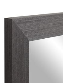 Miroir mural en bois Wilany, Anthracite