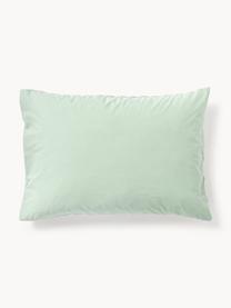 Funda de almohada de sirsaca Esme, Parte superior: sirsaca Densidad de hilo , Reverso: Renforcé Densidad de hilo, Verde salvia, An 45 x L 110