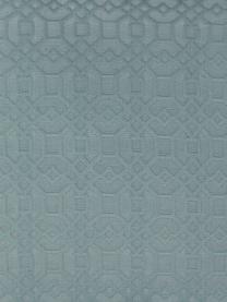 Kussenhoes Feliz met grafisch patroon, 60% katoen, 40% polyester, Blauw, B 50 x L 50 cm