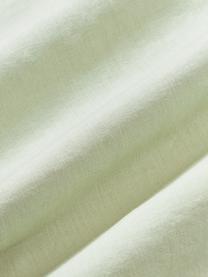 Federa in lino lavato Airy, 100% lino
Densità dei fili 110 TC, qualità Standard

Il lino è una fibra naturale caratterizzata da traspirabilità, resistenza e morbidezza. Il lino è un materiale rinfrescante e assorbente che assorbe e rilascia rapidamente l'umidità, rendendolo ideale per le temperature calde.

Il materiale utilizzato in questo prodotto è testato per le sostanze nocive e certificato secondo lo STANDARD 100 by OEKO-TEX®, 15.HIN.65948, HOHENSTEIN HTTI., Verde chiaro, Larg. 50 x Lung. 80 cm