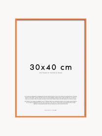 Handgefertigter Bilderrahmen Explore, verschiedene Grössen, Rahmen: Kiefernholz, Vorderseite: Acrylglas Dieses Produkt , Orange, 30 x 40 cm