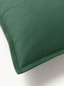 Bavlněný povlak na polštář Vicky, 100 % bavlna, Tmavě zelená, Š 30 cm, D 50 cm