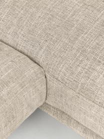 Ecksofa Adrian (3-Sitzer), Bezug: 47 % Viskose, 23 % Baumwo, Gestell: Sperrholz, Füße: Eichenholz, geölt Dieses , Webstoff Beige, B 255 x T 182 cm, Eckteil links