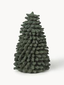 Sapin décoratif Pulp, haut. 21 cm, Pâte de coton, Vert foncé, Ø 11 x haut. 21 cm