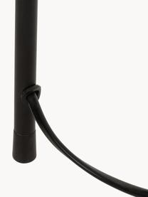 Tripod Stehlampe Cella mit Stoffschirm, Lampenschirm: Baumwollgemisch, Lampenfuß: Metall, pulverbeschichtet, Schwarz, H 158 cm