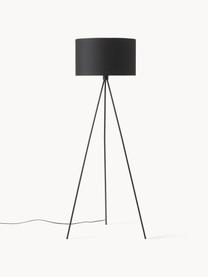 Lampadaire trépied scandi Cella, Noir, haut. 154 cm