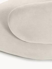 Divano 2 posti Alba, Rivestimento: 97% poliestere, 3% nylon , Struttura: legno di abete massiccio,, Piedini: plastica Questo prodotto , Tessuto bianco crema, Larg. 185 x Prof. 114 cm, schienale a destra