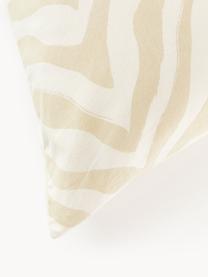 Housse de couette en coton Chase, Blanc cassé, larg. 200 x long. 200 cm
