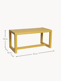 Banc en bois pour enfant Little Architect, Bois de frêne, placage en frêne, MDF

Ce produit est fabriqué à partir de bois certifié FSC® issu d'une exploitation durable, Jaune moutarde, larg. 62 x prof. 30 cm