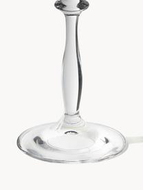 Witte wijnglazen Lacey, 4 stuks, Glas, Transparant, Ø 7 x H 25 cm, 200 ml