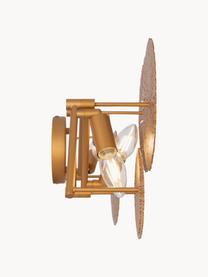 Designové nástěnné svítidlo Lovetann, Potažený kov, Zlatá, Š 77 cm, V 33 cm