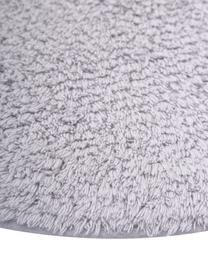 Dywanik łazienkowy z bawełny organicznej Ingela, 100% bawełna z certyfikatem BCI, Fioletowy, Ø 65 cm