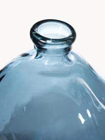 Vase bouteille Dina, Verre recyclé, certifié GRS, Bleu, Ø 33 x haut. 33 cm