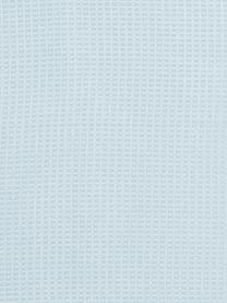 Pled z piki Sara, 50% bawełna, 50% akryl, Jasny niebieski, S 140 x D 180 cm