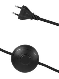 Stehlampe Claudette mit Leinenschirm, Lampenschirm: Leinen, strukturiert, Lampenfuß: Metall, pulverbeschichtet, Weiß, Schwarz, H 165 cm