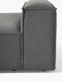 Chaise longue module Lennon, Bekleding: 100% polyester De slijtva, Frame: massief grenenhout, multi, Poten: kunststof Dit product is , Geweven stof antraciet, B 150 x D 119 cm, rugleuning rechts