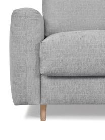 Sofa rozkładana Cocoone (3-osobowa), Tapicerka: 100% poliester, Nogi: drewno bukowe, Jasny szary, S 105 x G 200 cm