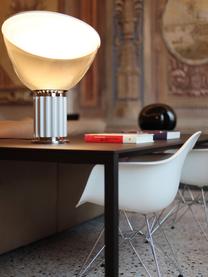 Lampa stołowa LED z funkcją przyciemniania Taccia Small, Stelaż: tworzywo sztuczne, metal , Biały, Ø 37 x W 49 cm