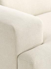 Ecksofa Melva (4-Sitzer), Bezug: 100 % Polyester Der strap, Gestell: Massives Kiefern- und Fic, Füße: Kunststoff Dieses Produkt, Webstoff Off White, B 319 x T 195 cm, Eckteil links