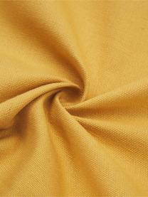 Housse de coussin 45x45 velours jaune Carraway, Jaune moutarde