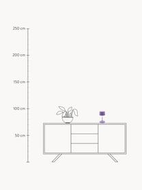 Lampada da tavolo portatile a LED luce regolabile Olivia Pro, Lampada: alluminio rivestito, Lilla, Ø 11 x Alt. 22 cm