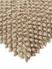 Federa arredo strutturata color taupe Indi, 100% cotone, Taupe, Larg. 30 x Lung. 50 cm