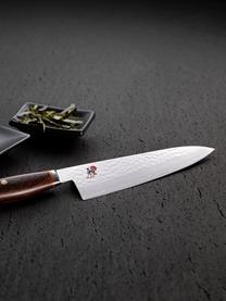 Cuchillo Gyutoh Miyabi, Plateado, madera oscura, L 30 cm