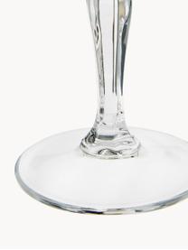 Kristall-Champagnerschalen Opera mit Relief, 6 Stück, Luxion-Kristallglas

Bring den Glanz von Kristallglas auf Deinen Esstisch! Das Glas ist außergewöhnlich transparent und schwer, dadurch fühlt es sich wertig an und sieht gleichzeitig auch noch gut aus. Zudem machen die filigranen Schliffe jedes Stück zu einem besonderen It-Piece, das sowohl praktisch als auch schön ist., Transparent, Ø 10 x H 14 cm, 240 ml