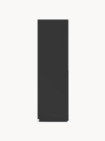Modularer Drehtürenschrank Leon, 100 cm Breite, mehrere Varianten, Korpus: Spanplatte, melaminbeschi, Schwarz, Basic Interior, B 100 x H 200 cm