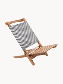 Skladacia stolička Lauren´s, Tmavomodrá, biela, drevo, Š 41 x V 58 cm