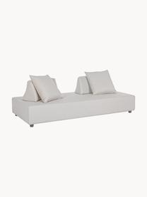 Garten-Loungesofa Piper, Bezug: Olefin (100% Polypropylen, Webstoff Hellgrau, B 200 x T 90 cm