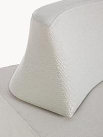 Canapé lounge de jardin Piper, Tissu gris clair, larg. 200 x prof. 90 cm