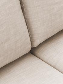 Modulares Sofa Russell (4-Sitzer) mit Hocker, mit abnehmbaren Bezügen, Bezug: 100% Baumwolle Der strapa, Gestell: Massives Kiefernholz FSC-, Füße: Kunststoff, Webstoff Beige, B 309 x T 206 cm
