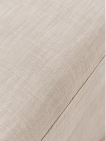 Canapé modulable 4 places avec pouf et revêtement amovible Russell, Tissu beige, larg. 309 x prof. 206 cm