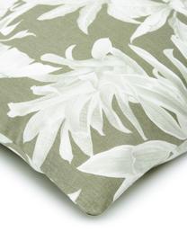 Bavlnená posteľná bielizeň Shanida, Zelená, 200 x 200 cm + 2 vankúše 80 x 80 cm