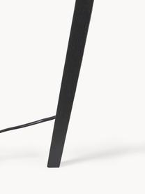 Stojací stativová lampa z masivního dřeva Jake, skandi styl, Béžová, černá, V 150 cm