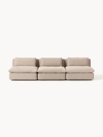 Modulares Sofa Felix (3-Sitzer), Bezug: 100 % Polyester Der strap, Gestell: Massives Kiefern- und Fic, Webstoff Beige, B 300 x T 110 cm