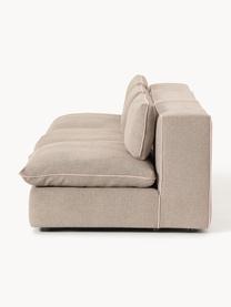 Modulares Sofa Felix (3-Sitzer), Bezug: 100 % Polyester Der strap, Gestell: Massives Kiefern- und Fic, Webstoff Beige, B 300 x T 110 cm