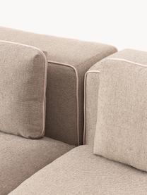 Modulares Sofa Felix (3-Sitzer), Bezug: 100 % Polyester Der strap, Gestell: Massives Kiefern- und Fic, Webstoff Beige, B 300 x T 110 cm