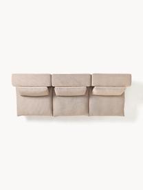 Modulares Sofa Felix (3-Sitzer), Bezug: 100 % Polyester Der strap, Gestell: Massives Kiefern- und Fic, Webstoff Beige, B 300 x T 110 cm