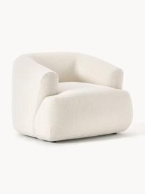 Fauteuil Sofia, Tissu blanc crème, larg. 97 x prof. 84 cm