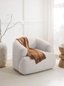 Fauteuil Sofia, Tissu blanc crème, larg. 97 x prof. 84 cm