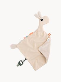 Knuffeldeken Comfort, 50% katoen, 50% polyester, Lichtbeige, B 30 x L 30 cm