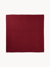 Linnen tafelkleed Pembroke in rood, 100% linnen, Rood, Voor 4 - 6 personen (B 140 x L 140 cm)