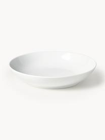 Talerz głęboki z porcelany Delight Modern, 4 szt., Porcelana, Biały, Ø 21 x W 4 cm