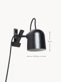 Schreibtischlampe Angle, Schwarz, Ø 10 x H 12 cm