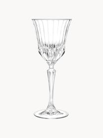 Copas de vino de cristal Adagio, 6 uds., Cristal Luxion, Transparente, Ø 8 x Al 25 cm