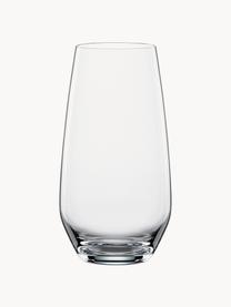 Kristall-Longdrinkgläser Authentis, 6 Stück, Kristallglas, Transparent, Ø 8 x H 16 cm, 550 ml